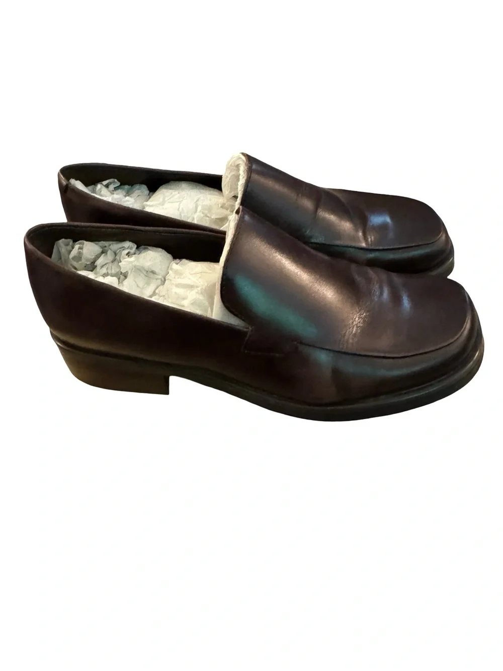 Franco Sarto L-Bocca Women's Brown Leather Slip-On Loafer - Picture 4 of 12